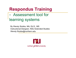 Respondus Training - Northern State University