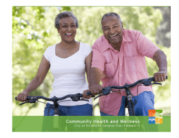 Community Health and Wellness Element