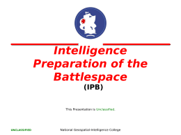 A-106 Intelligence Preparation of the Battlespace