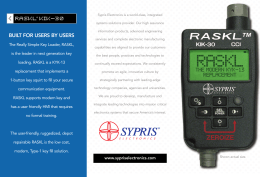 RASKL™ brochure - Sypris Electronics