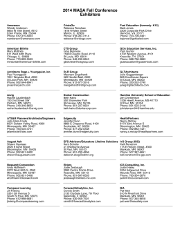 2014 MASA Fall Conference Exhibitors