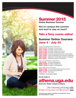 athena.uga.edu - Terry College of Business