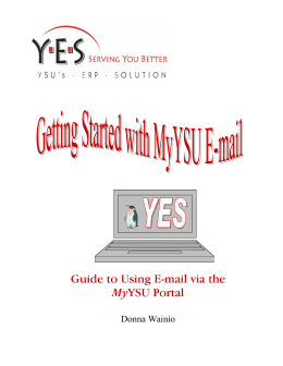 MyYSU E-mail