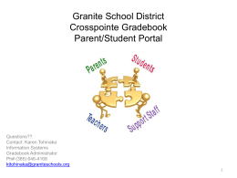 Parent Portal Help Document