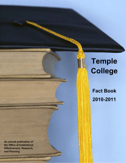 Fact Book 2011 - Temple College