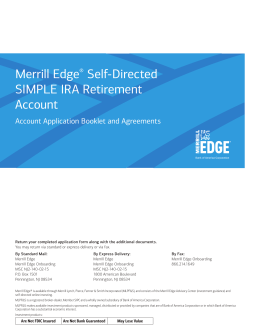 Merrill Edge® Self-Directed SIMPLE IRA Retirement