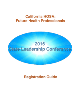 SLC Registration Guide 2016 - Cal-HOSA