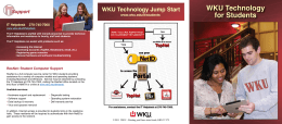 WKU Technology for Students brochure