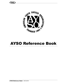 AYSO Reference Book