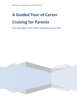 A Guided Tour of Career Cruising for Parents
