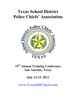 Texas School District Police Chiefs` Association