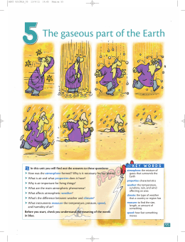 The gaseous part of the Earth