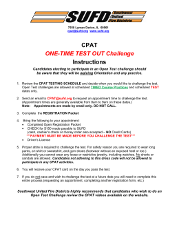 CPAT ONE-TIME TEST OUT Challenge Instructions