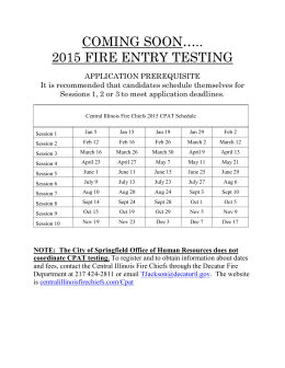 coming soon….. 2015 fire entry testing