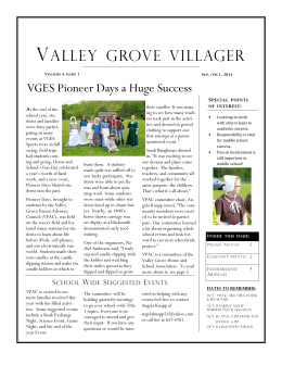 valley grove villager - Valley Grove Elementary School