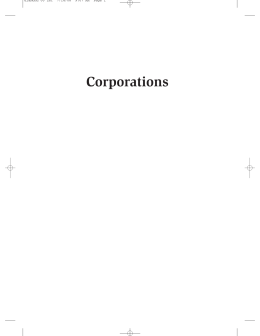 Corporations - Carolina Academic Press