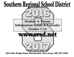 Class of 2017 - Southern Regional School District