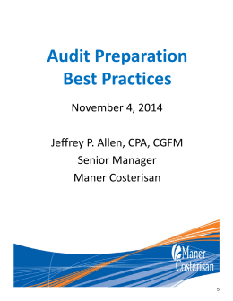 Audit Preparation Best Practices