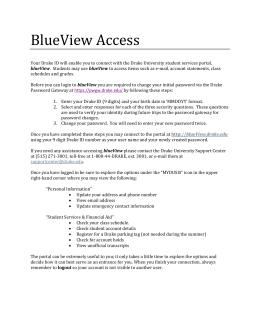 BlueView Access - Drake University