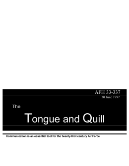 Tongue and Quill
