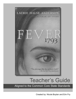 Teacher`s Guide - Laurie Halse Anderson