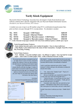 STAi Thermal Receipt Printer Brochure (revised 121412)