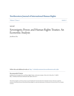 Sovereignty, Power, and Human Rights Treaties