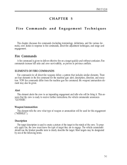 Fire Commands - on ENLISTMENT.US