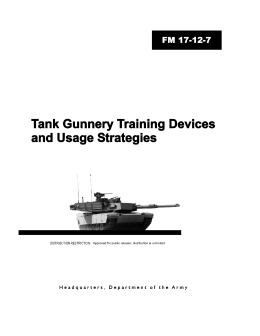 Tank Gunnery Training Devices and