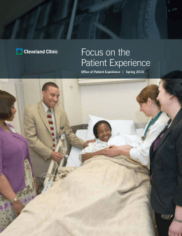 Focus on the Patient Experience