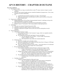 ap us history – chapter 20 outline