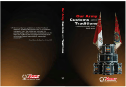 Our Army: Customs and Traditions