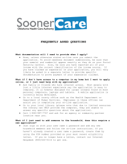 FREQUENTLY ASKED QUESTIONS - The Oklahoma Health Care