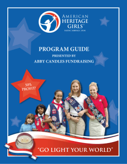 program guide - Abby Candles