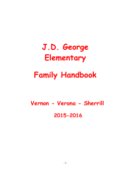 Family Handbook 15-16 - Vernon-Verona