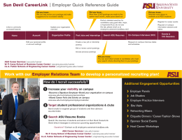 Sun Devil CareerLink | Employer Quick Reference Guide