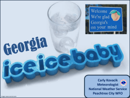 Carly Kovacik Meteorologist National Weather Service Peachtree