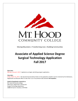 Surgical Technology Application