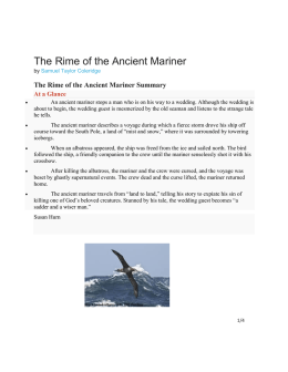 The Rime of the Ancient Mariner (Highlights)
