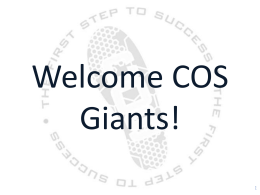 Welcome COS Students! - College of the Sequoias