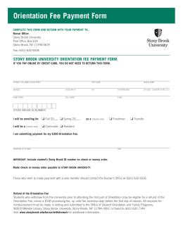 Orientation Fee Payment Form