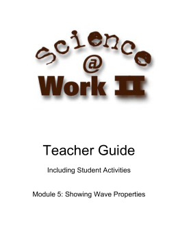 a PDF of the Teacher`s Guide for this module