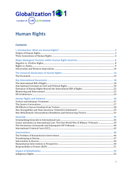 Human Rights - Globalization101