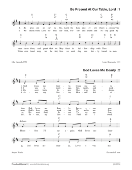 Preschool Series 3 Hymns Sheet Music