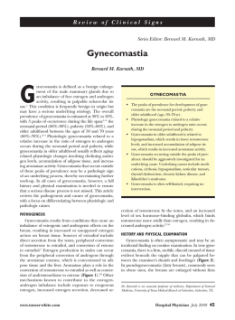 Gynecomastia - Turner White Communications