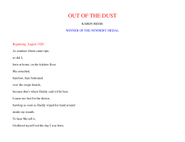 Out of the Dust PDF