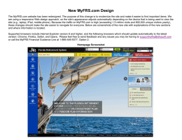 New MyFRS.com Design