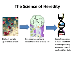 The Science of Heredity