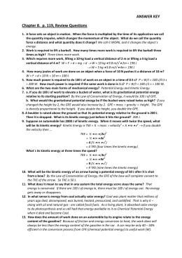ANSWER KEY Chapter 8. p. 119, Review Questions