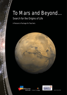 To Mars and Beyond - National Museum of Australia